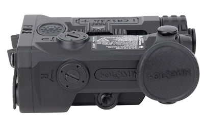 Holosun Technologies IRIS 3 | Triple Function | Rifle Illuminator & Laser/Infrared System | Red/IR Laser | IR Illuminator | Fits Picatinny | Remote Dual Activated Button | Anodized Finish | Black