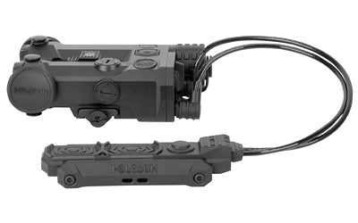 Holosun Technologies IRIS 4 | Quad Function | Rifle Illuminator & Laser/Infrared System with White Light | Red Vis/IR Laser | 45mW IR Illuminator | 1 | 000 Lumen White Light | Fits Picatinny | Remote Triple Activated Button | Anodized Finish | Bl