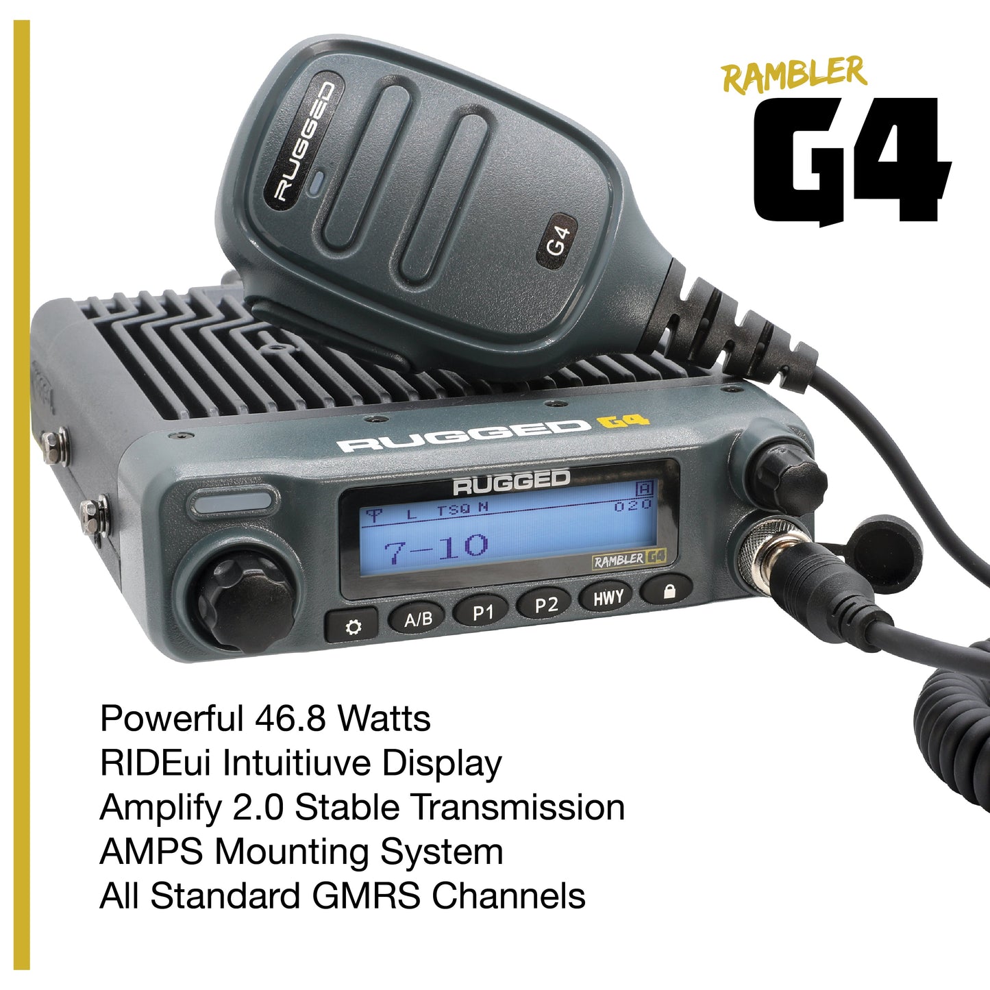 Ford Bronco Two-Way GMRS Mobile Radio Kit - G1 Waterproof
