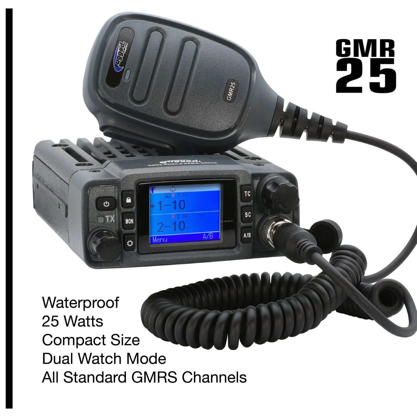 Toyota Tundra Two-Way GMRS Mobile Radio Kit - GMR25 Waterproof