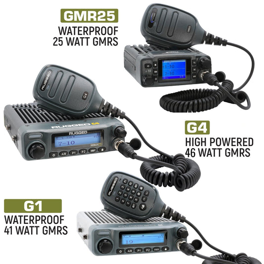 Toyota Tundra Two-Way GMRS Mobile Radio Kit - G1 Waterproof