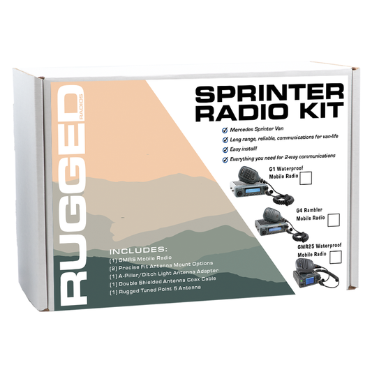 Mercedes Sprinter Van Two-Way GMRS Mobile Radio Kit - Rambler G4