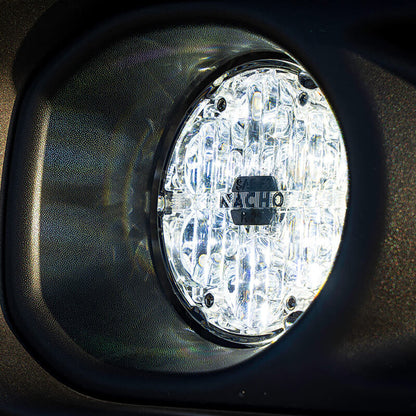 ARB Jeep JL/JT Nacho SAE Only White Plug N Play Fog Light Kit (Bumper Kit) V3JW1KWSO