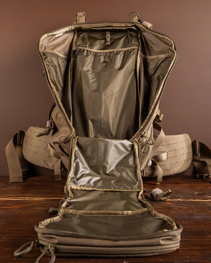 Eberlestock Brute 3500 | 60L Water-Repellent Hunting Pack | Balanced Carry for Heavy Payloads