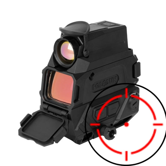 Holosun DRS-TH | Thermal Heat-Tracking Reflex Sight | 2 MOA Dot & 65 MOA Circle Aiming | 5x Digital Zoom | 24GB Video Recording | IP67 Waterproof