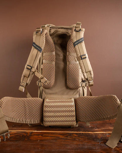 Eberlestock Brute 3500 | 60L Water-Repellent Hunting Pack | Balanced Carry for Heavy Payloads