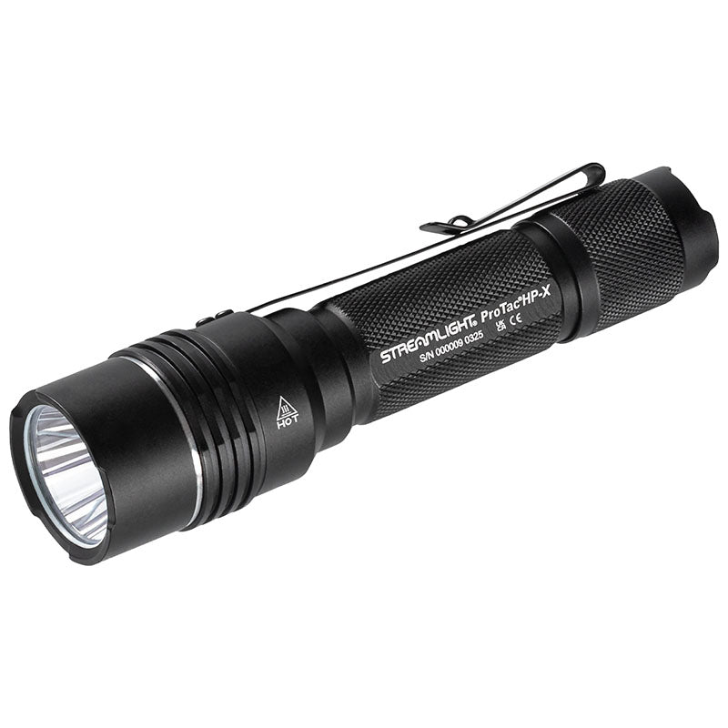 Streamlight ProTac HP-X | w/ 105,000 Candela & 800 Lumens | Multi-Fuel (Rechargeable or CR123A)