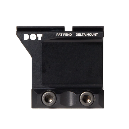 DOT Delta ACRO Mount | 2.26" Extra-High Riser to See Over Lasers | Fits ACRO P-1 & P-2 Optics