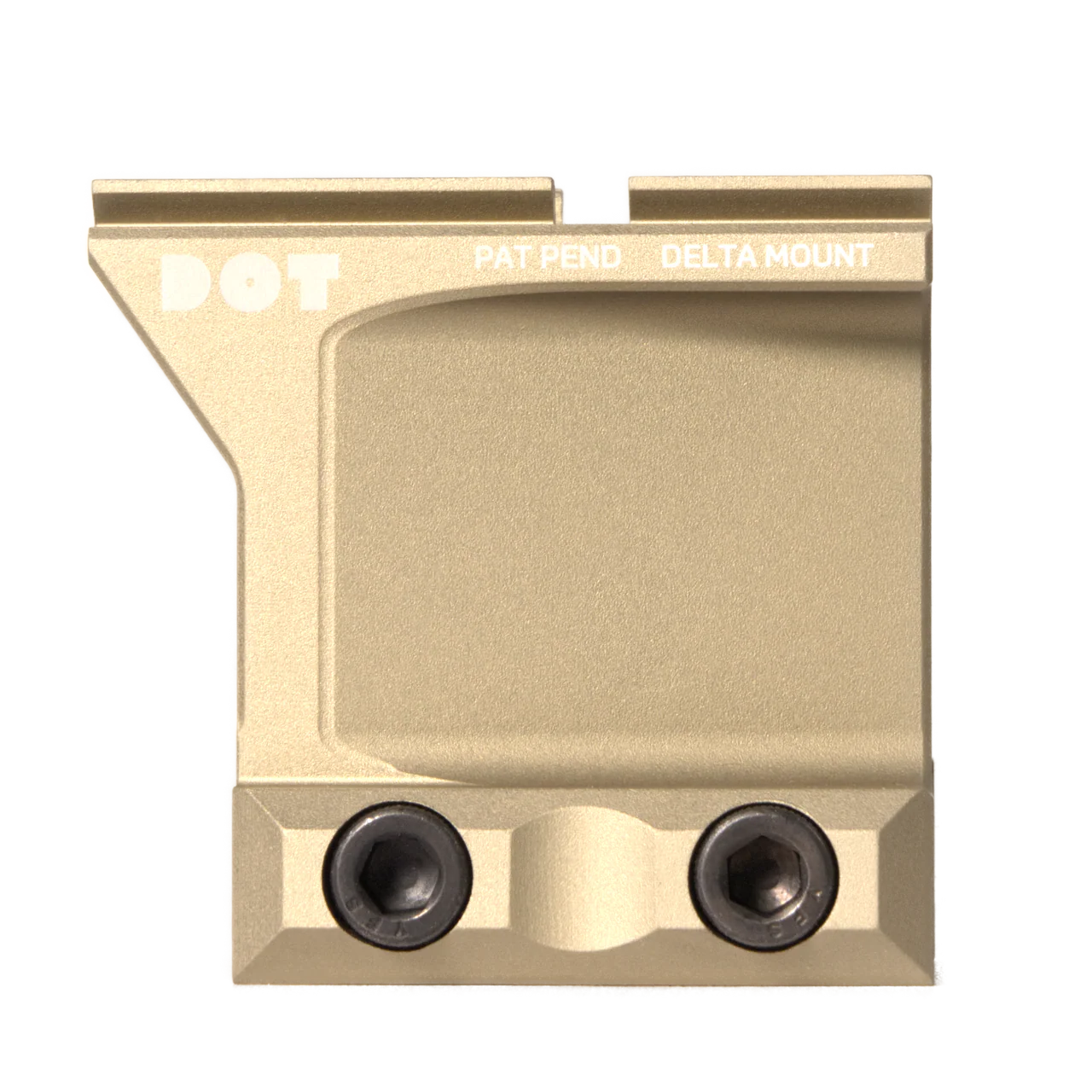 DOT Delta ACRO Mount | 2.26" Extra-High Riser to See Over Lasers | Fits ACRO P-1 & P-2 Optics