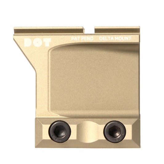DOT Delta ACRO Mount | 2.26" Extra-High Riser to See Over Lasers | Fits ACRO P-1 & P-2 Optics